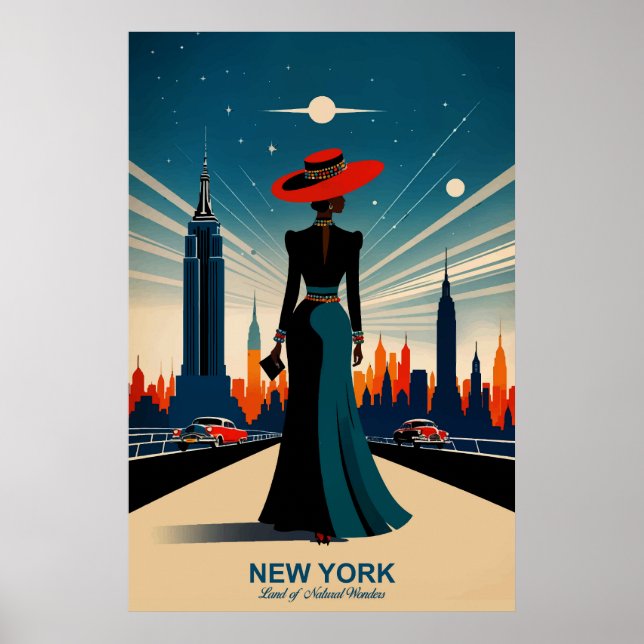 New York: Land of Natural Wonders Poster (Vorne)