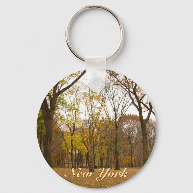 New York Landscape Key Chain New York Souvenirs Schlüsselanhänger (Vorderseite)