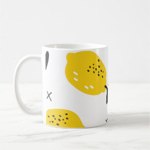 New York Lemons: Vintage Ausschnitte Kaffeetasse