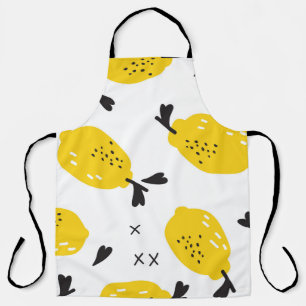New York Lemons: Vintage Ausschnitte Schürze