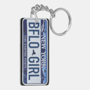 New York License Plate Schlüsselanhänger CUSTOM