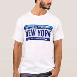 New York License Plate T-Shirt