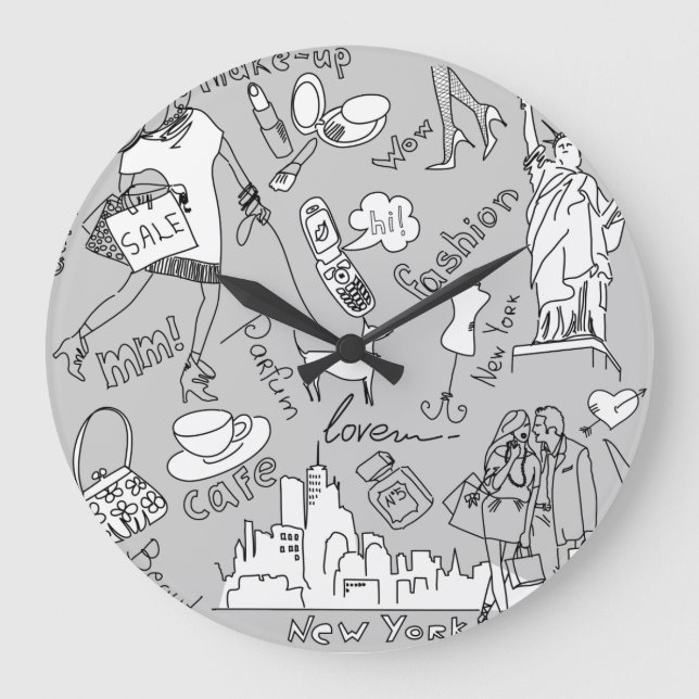 New York Life Große Wanduhr (Vorderseite)