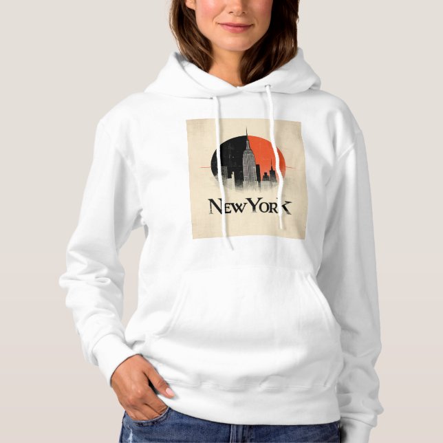 New York Limited Edition - Style Graphic der 60er  Hoodie (Vorderseite)