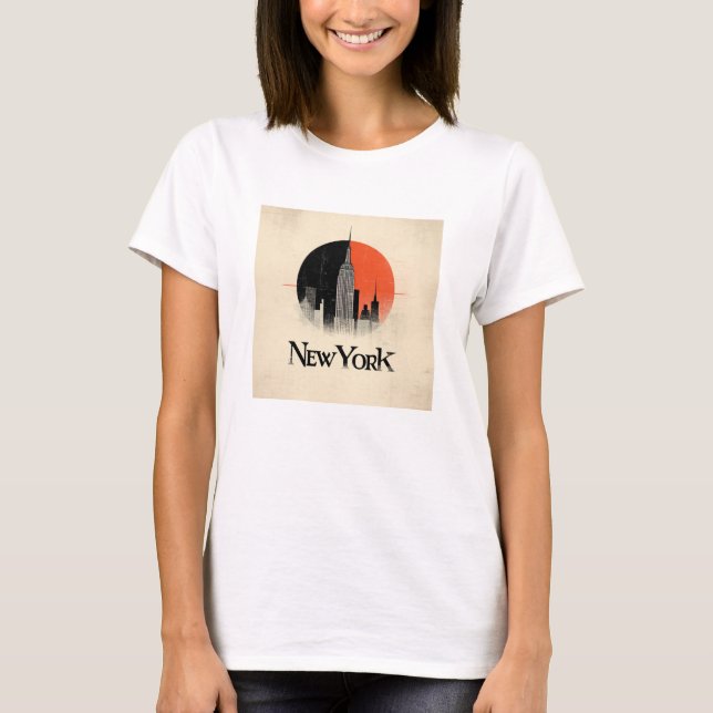 New York Limited Edition - Style Graphic der 60er  T-Shirt (Vorderseite)