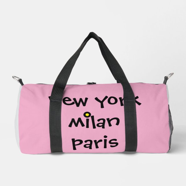 New York London Mailand Ibiza Duffle Travel Gym Ba Duffle Bag (Vorderseite)