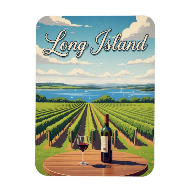 New York Long Island Magnet (Vertikal)