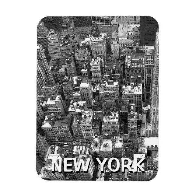 New York Magnet NY City Lights New York Souvenir (Vertikal)