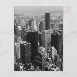 New York, Manhattan Black und White Postkarte