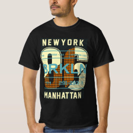 New York Manhattan Graphic T - Shirt