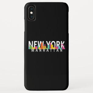 New York Manhattan Skyline mit Palmen Case-Mate iPhone Hülle