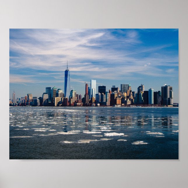 New York Manhattan Skyline Poster (Vorne)
