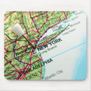 New York Map Mousepad