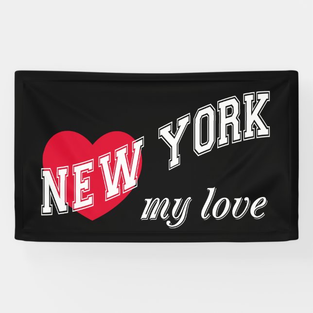 New York meine Liebe Banner (Horizontal)