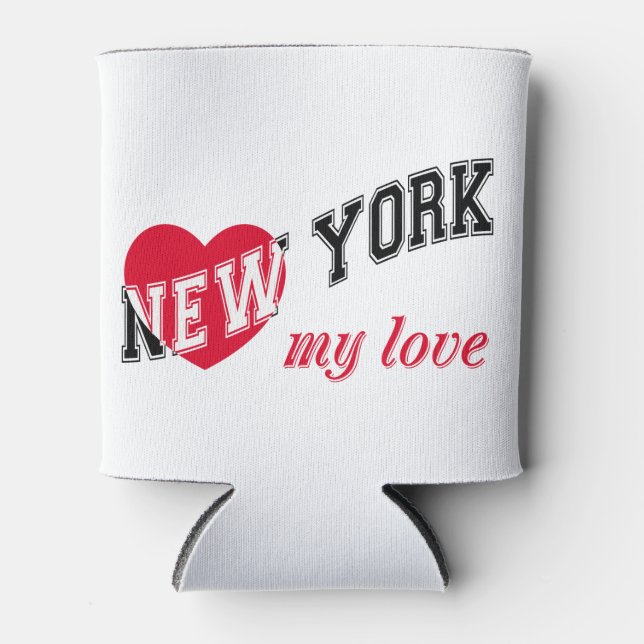 New York meine Liebe Dosenkühler (Vorderseite)