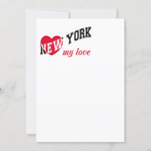 New York meine Liebe Einladung