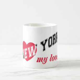 New York meine Liebe Kaffeetasse