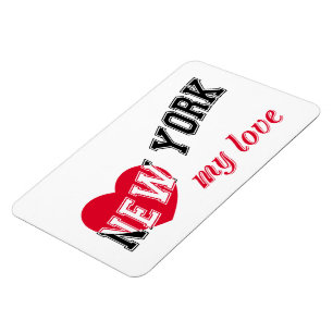 New York meine Liebe Magnet