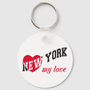 New York meine Liebe Schlüsselanhänger