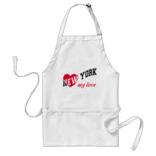 New York meine Liebe Schürze