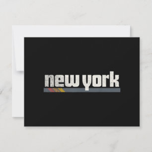 New York Men Women Gift Dankeskarte