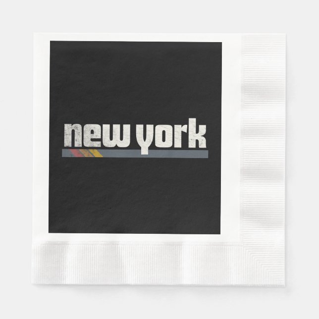 New York Men Women Gift Serviette (Vorderseite)