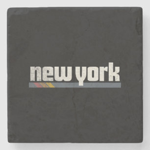 New York Men Women Gift Steinuntersetzer