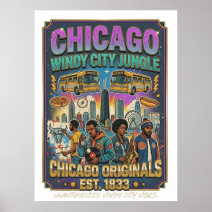 New York; Metropol Leben Poster