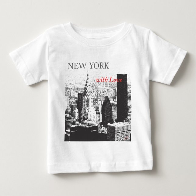 New York mit Liebe Baby T-shirt (Vorderseite)