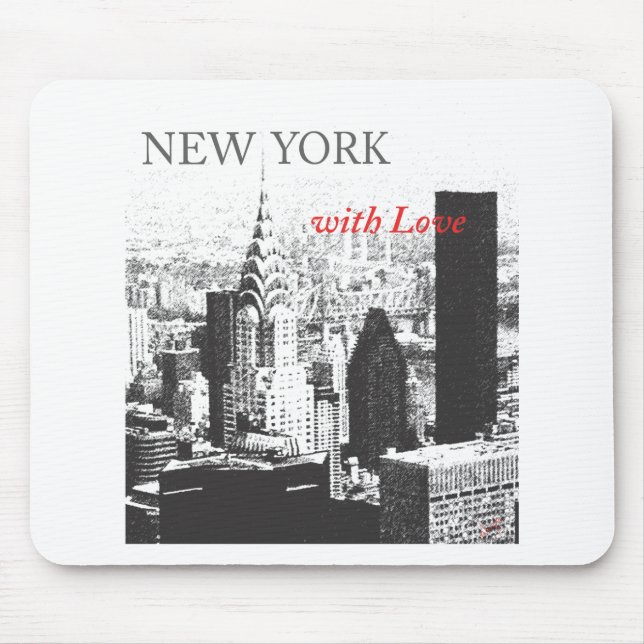 New York mit Liebe Mousepad (Vorne)