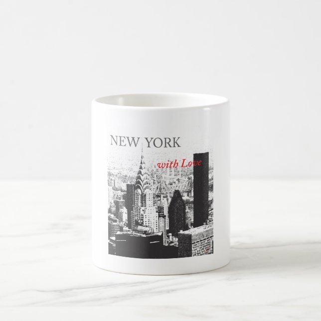 New York mit Liebe Tasse (Mittel)