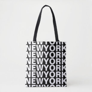 New York Moderne Typografie in Schwarz und Weiß