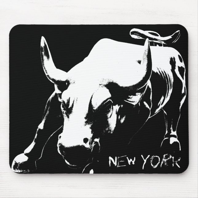 New York Mousepad Bull Sehenswürdigkeit New York G (Vorne)