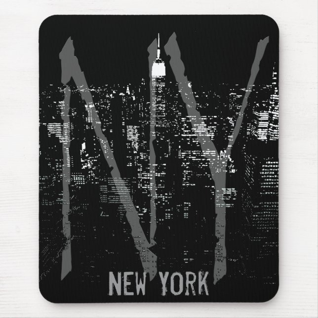 New York Mousepad Cityscape New York City Geschenk (Vorne)