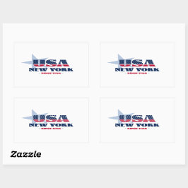 New York My Zuhause Staat Sticker