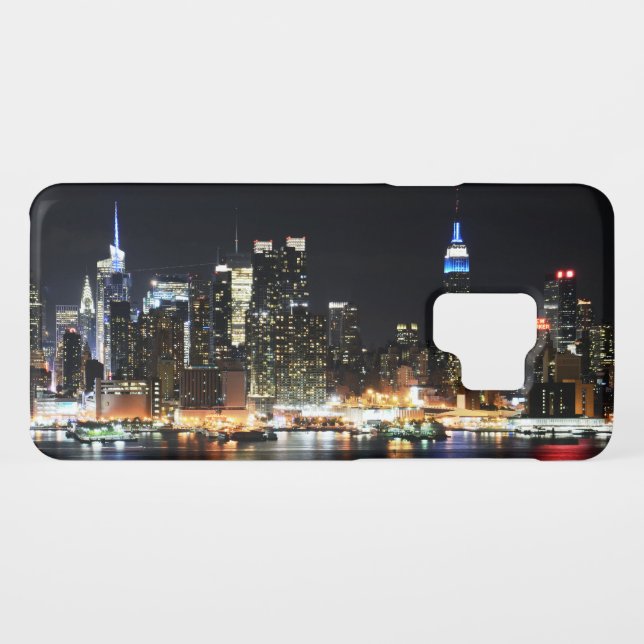 New York nachts Case-Mate Samsung Galaxy Hülle (Rückseite (Horizontal))