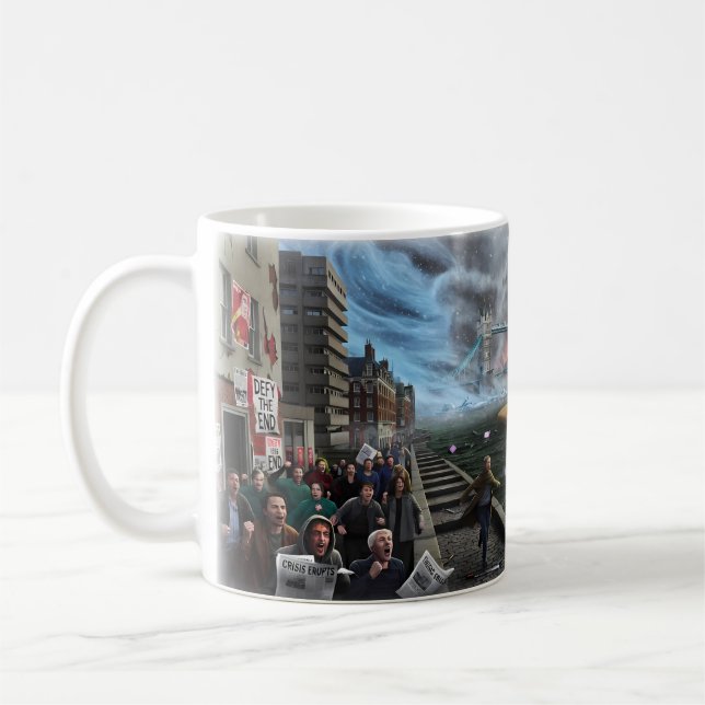 New York Nachtwanderer Brooklyn Bridge Tasse (Links)