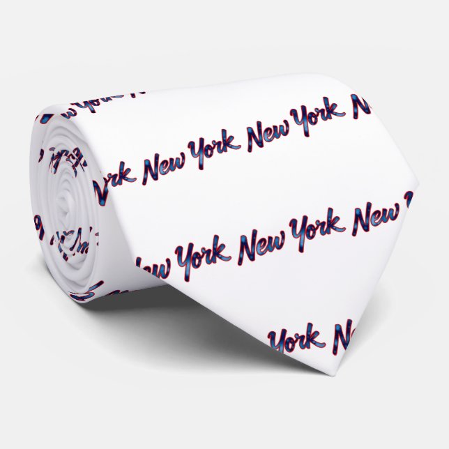 New York Neck Tie Krawatte (Gerollt)
