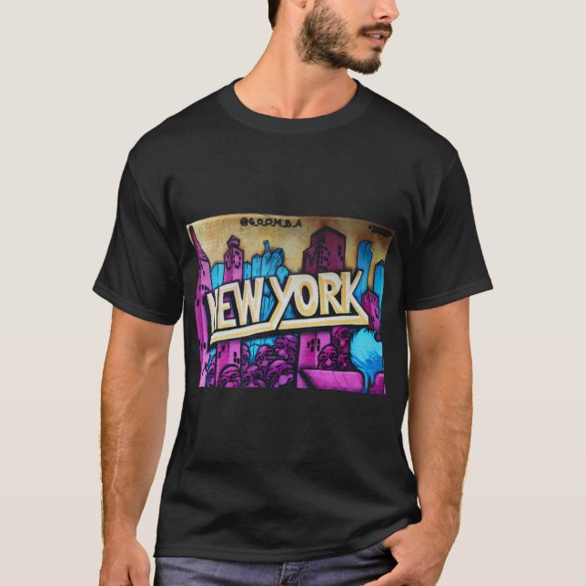 New York New York Graffiti T-Shirt (Vorderseite)