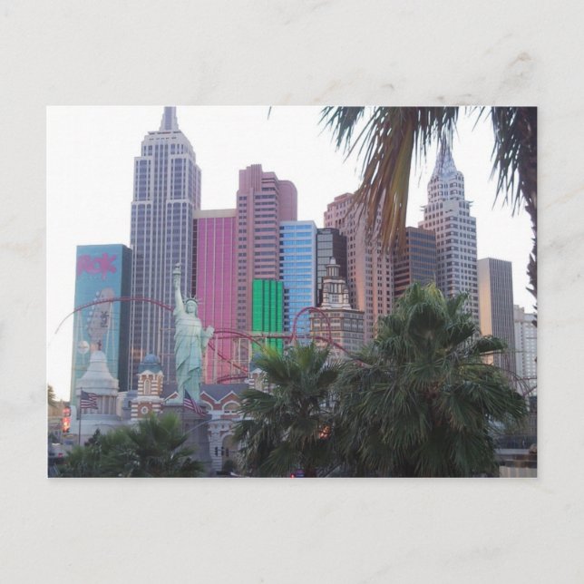 New York New York Hotel and Casino Postcard Postkarte (Vorderseite)