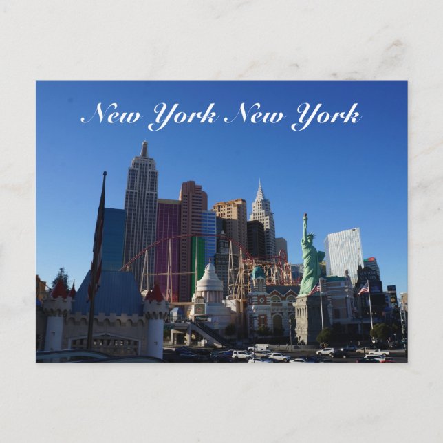 New York - New York Hotel Postcard Postkarte (Vorderseite)