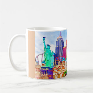 New York, New York in Las Vegas-Aquarell Tasse
