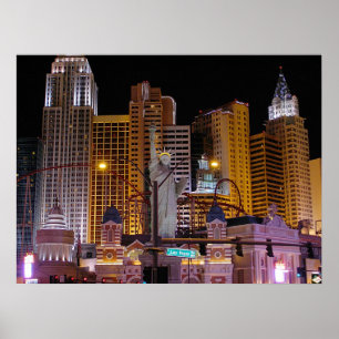 New York New York Las Vegas Foto Poster Print