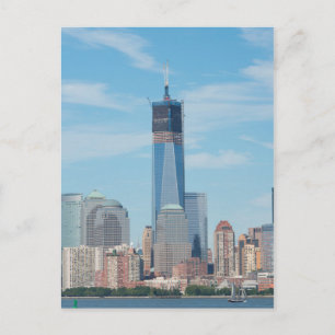 New York, New York. Manhattan City Skyline Postkarte