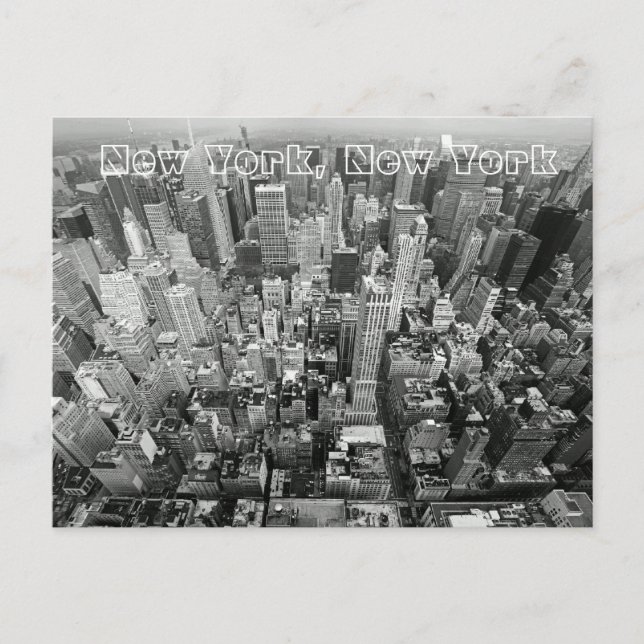 New York, New York Postkarte (Vorderseite)
