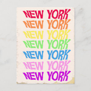 New York New York Postkarte