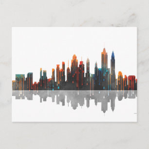 New York New York Skyline Postkarte