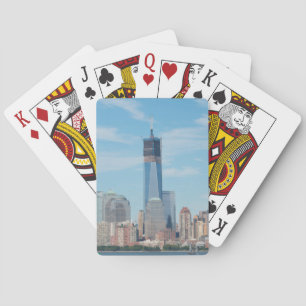 New York, New York. Skyline von Manhattan City Spielkarten