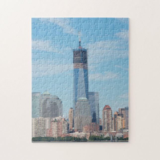 New York, New York. Skyline von Manhattan Puzzle (Vertikal)