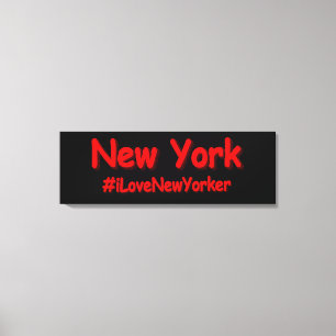 "New York" Niedliches Design. Jetzt kaufen Leinwanddruck